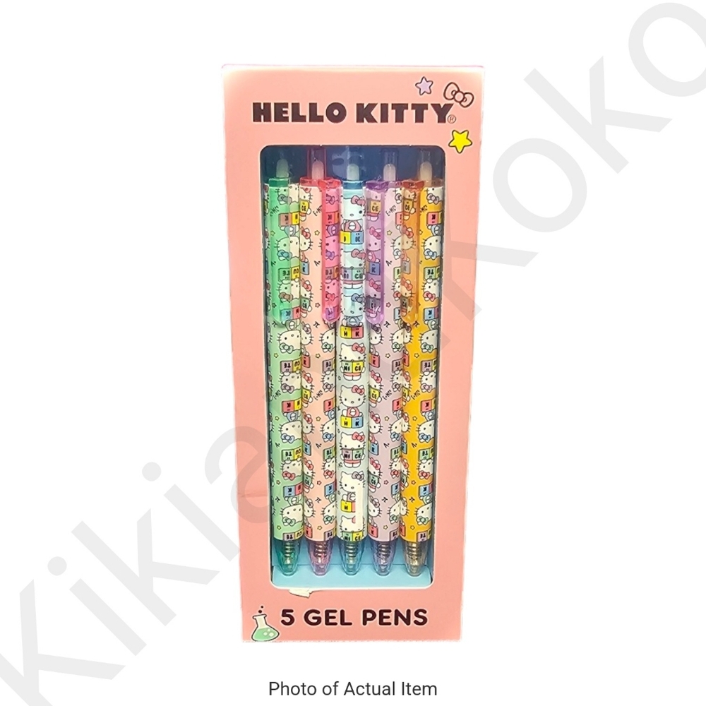 *LAST 1* NWT Hello Kitty Set of 5 Gel Pens